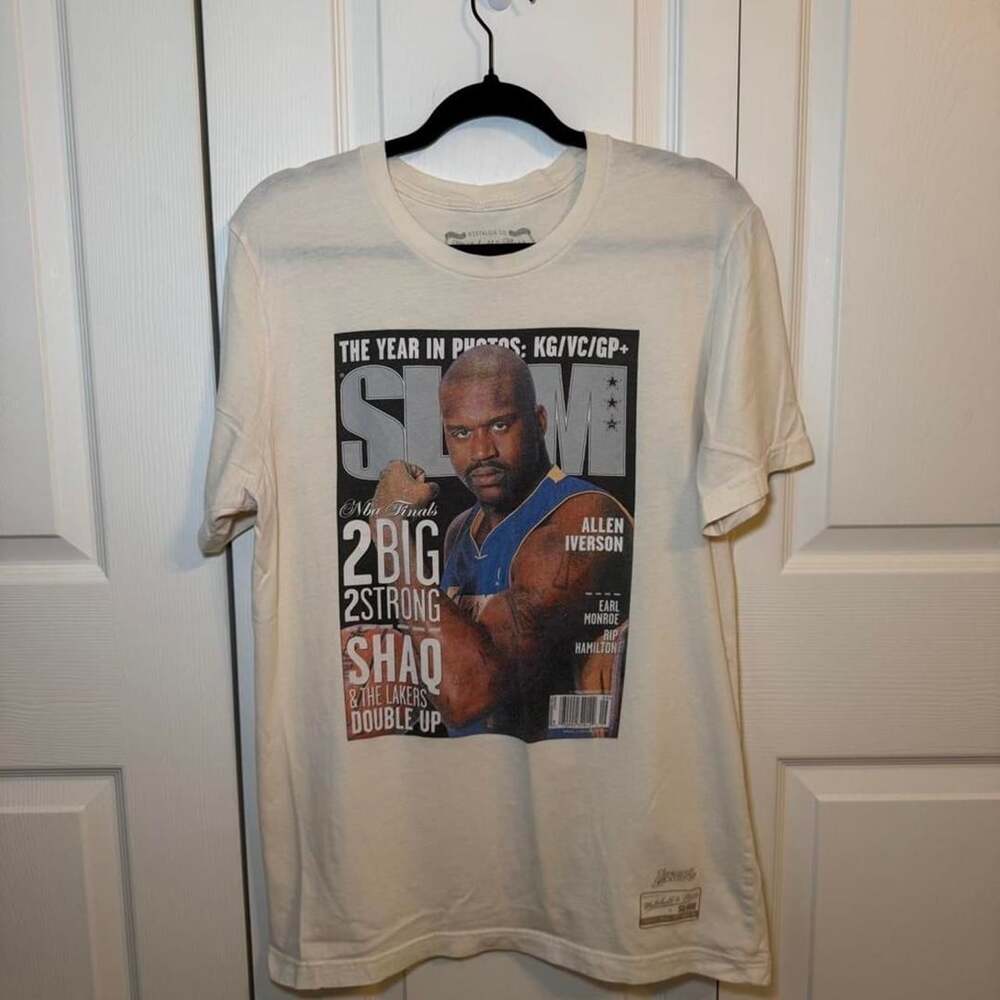 Mitchell & Ness x SLAM Shaquille O'Neal Lakers T-Shirt